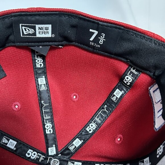 Men's New Era Red Philadelphia Phillies 2025 Spring Training 59FIFTY Fitted Hat - Picture 6 of 8